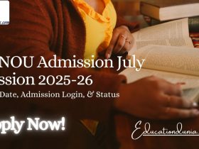 IGNOU Admission July Session academic year start in July 2025*. The last date for submission of the IGNOU Application Forms will be 31 July 2025*. Students who are planning on pursuing any course in the July session should keep visiting the official website of the university https://www.ignou.ac.in/ .