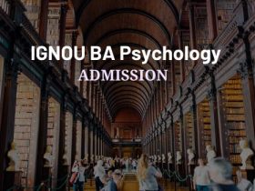 IGNOU BA Psychology Admission