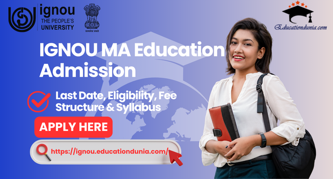 IGNOU MA Education Admission