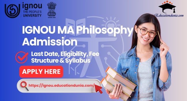 IGNOU MA Philosophy Admission