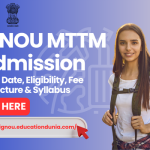 IGNOU MTTM Admission