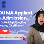 IGNOU MA Applied Urdu Admission