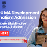 IGNOU MA Development Journalism Admission
