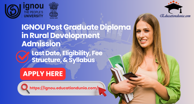 IGNOU PGDRD Admission